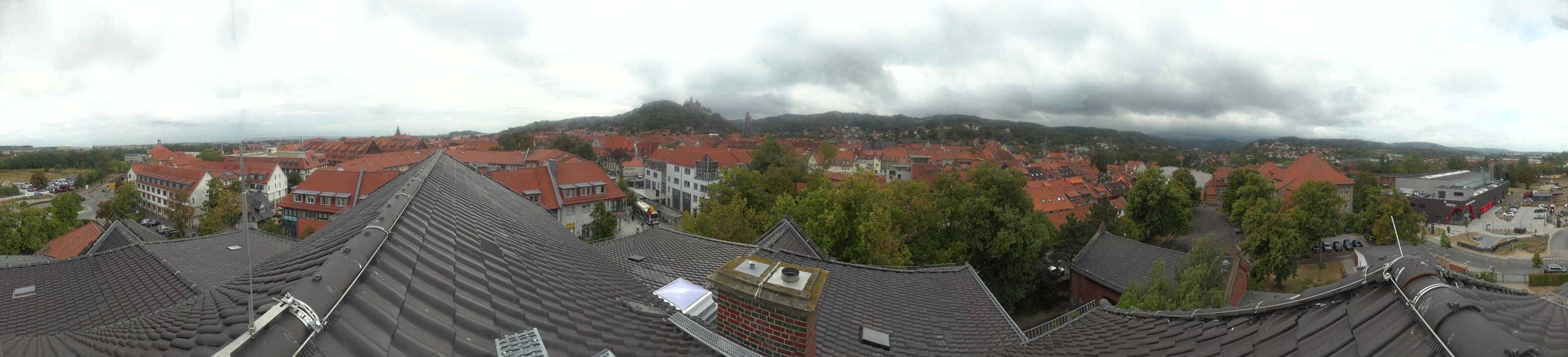Archiv Foto Webcam Wernigerode - Bick über die Altstadt