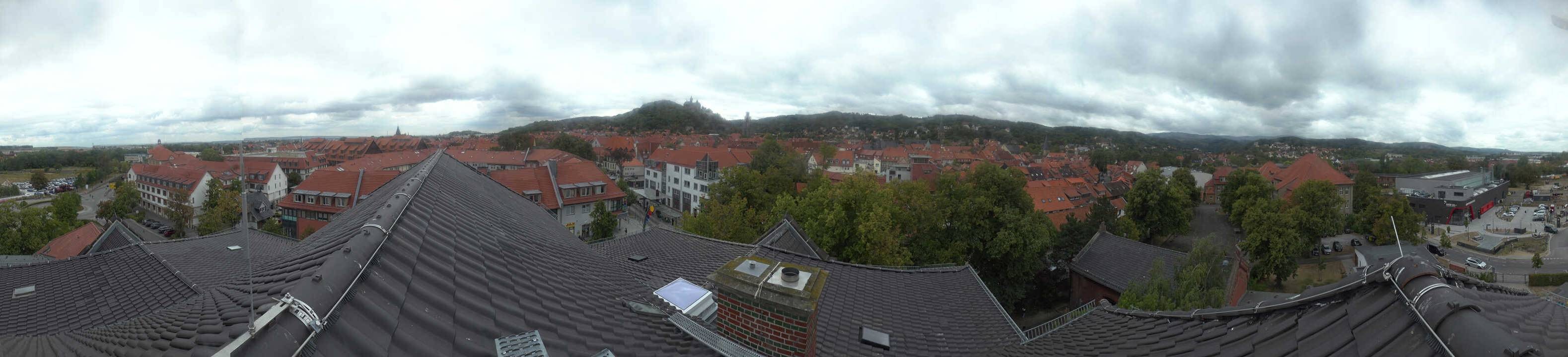 Archiv Foto Webcam Wernigerode - Bick über die Altstadt