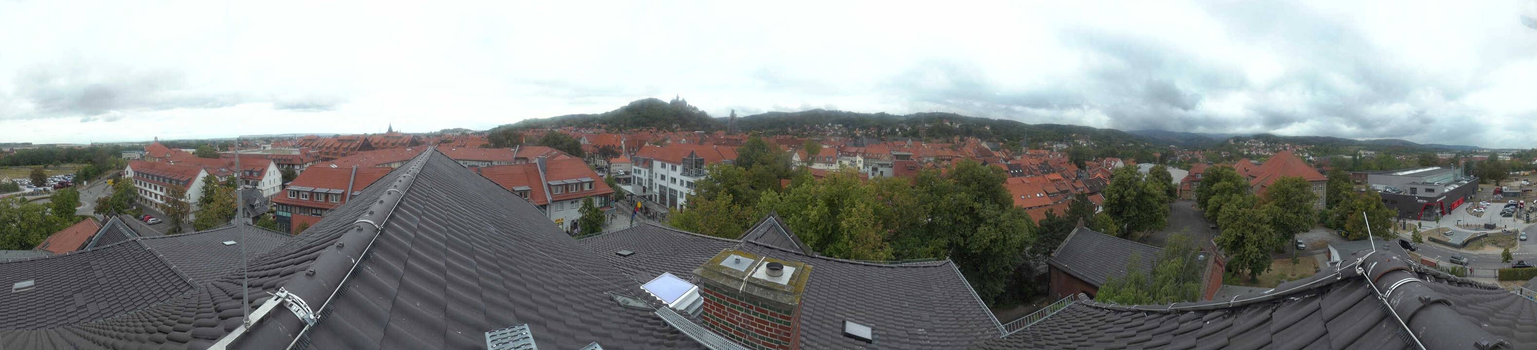Archiv Foto Webcam Wernigerode - Bick über die Altstadt