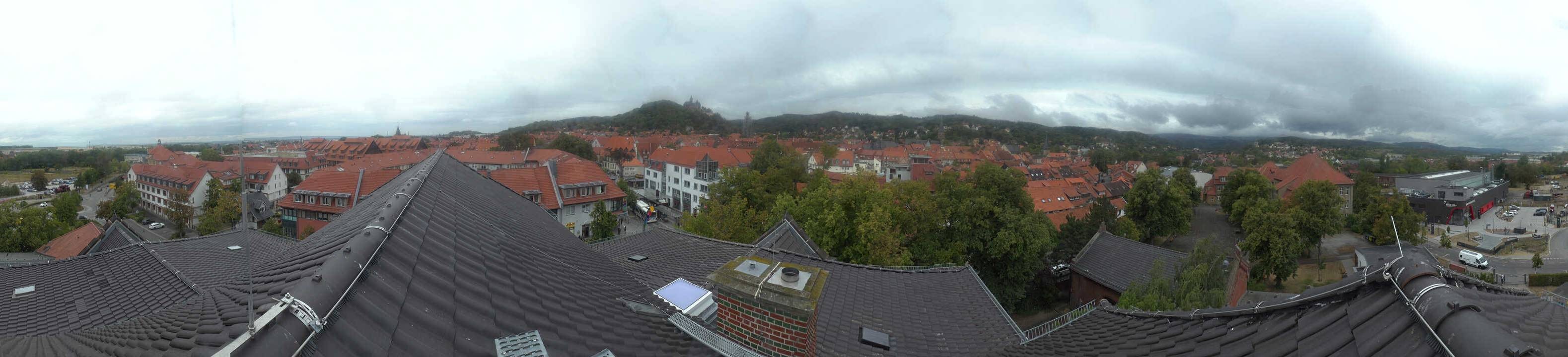 Archiv Foto Webcam Wernigerode - Bick über die Altstadt