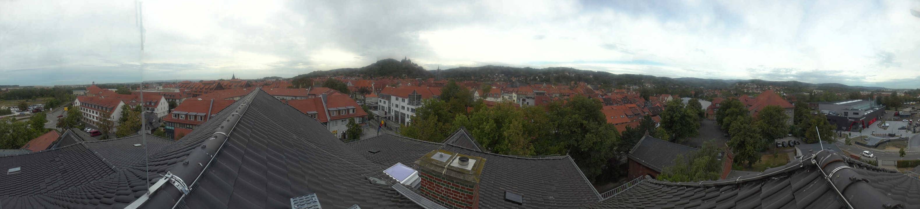 Archiv Foto Webcam Wernigerode - Bick über die Altstadt