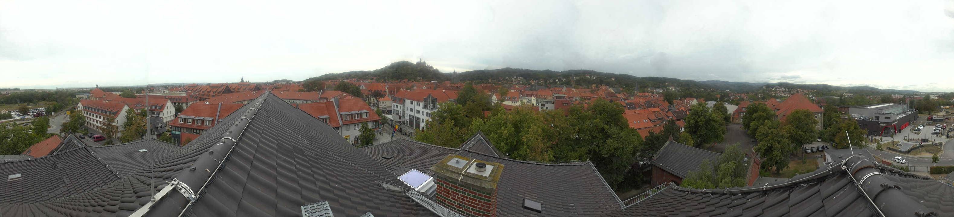 Archiv Foto Webcam Wernigerode - Bick über die Altstadt