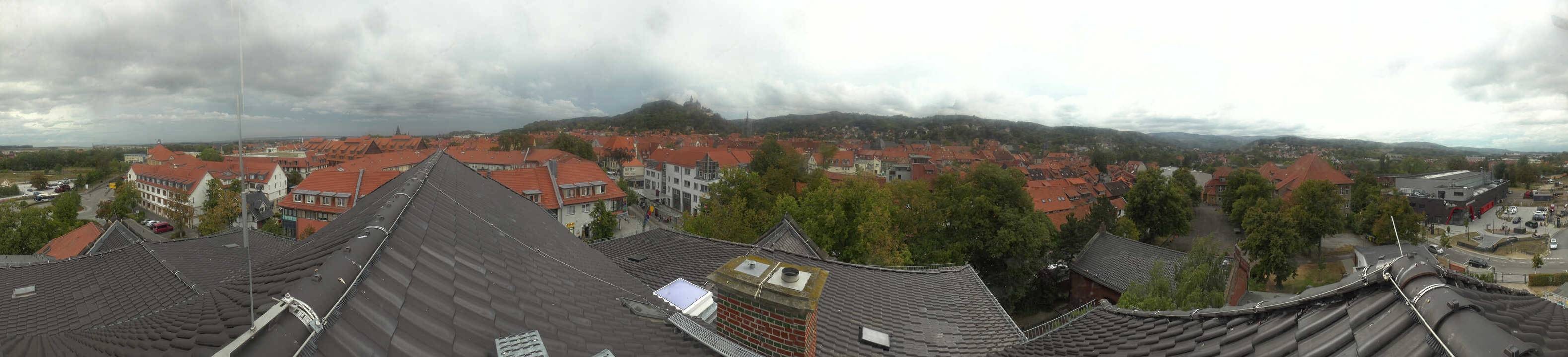 Archiv Foto Webcam Wernigerode - Bick über die Altstadt