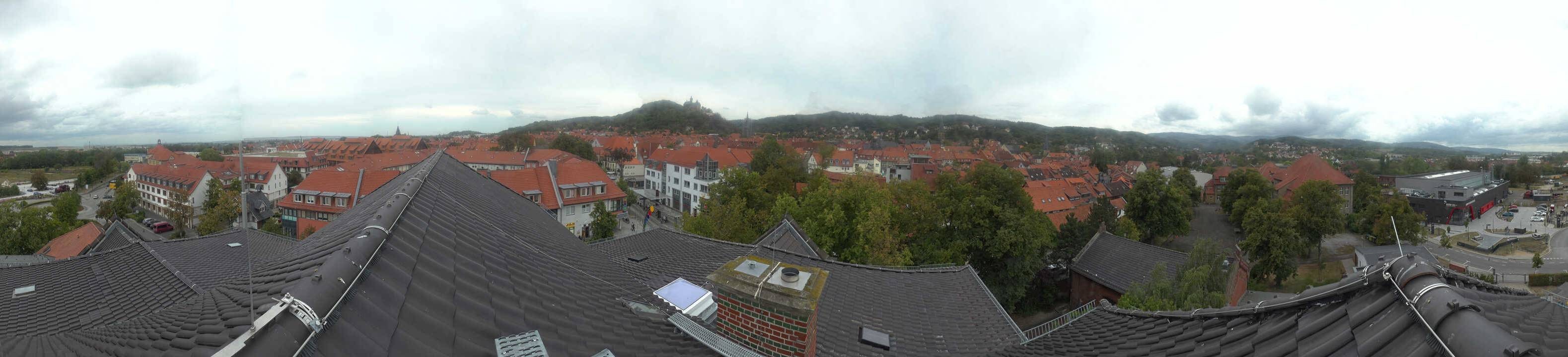 Archiv Foto Webcam Wernigerode - Bick über die Altstadt