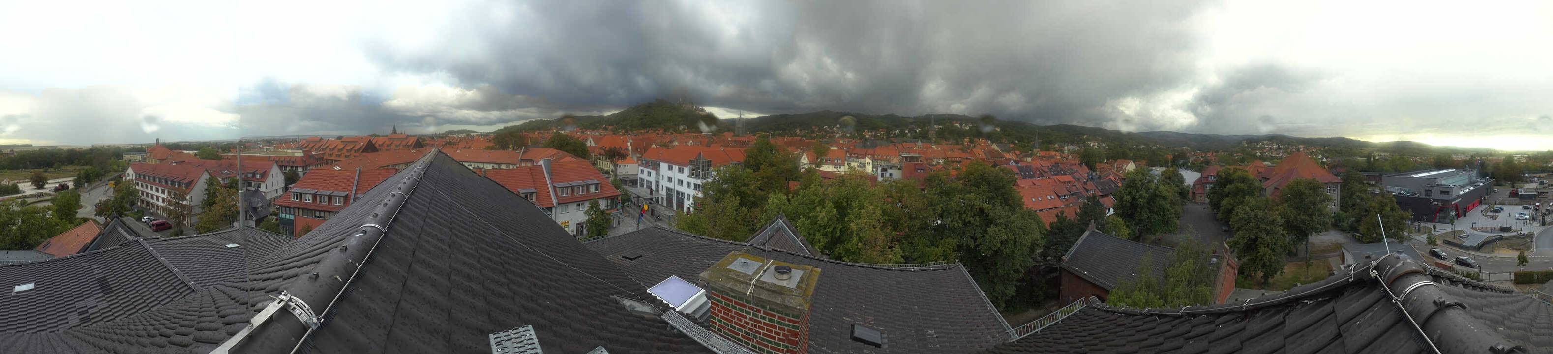 Archiv Foto Webcam Wernigerode - Bick über die Altstadt