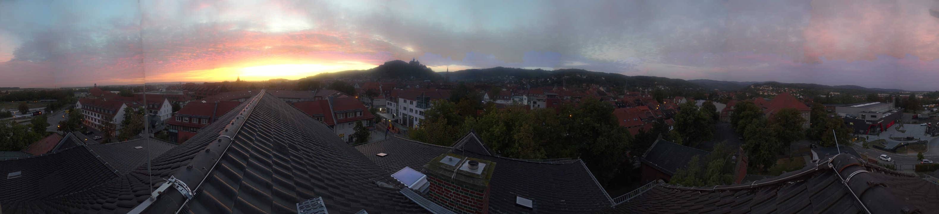 Archiv Foto Webcam Wernigerode - Bick über die Altstadt