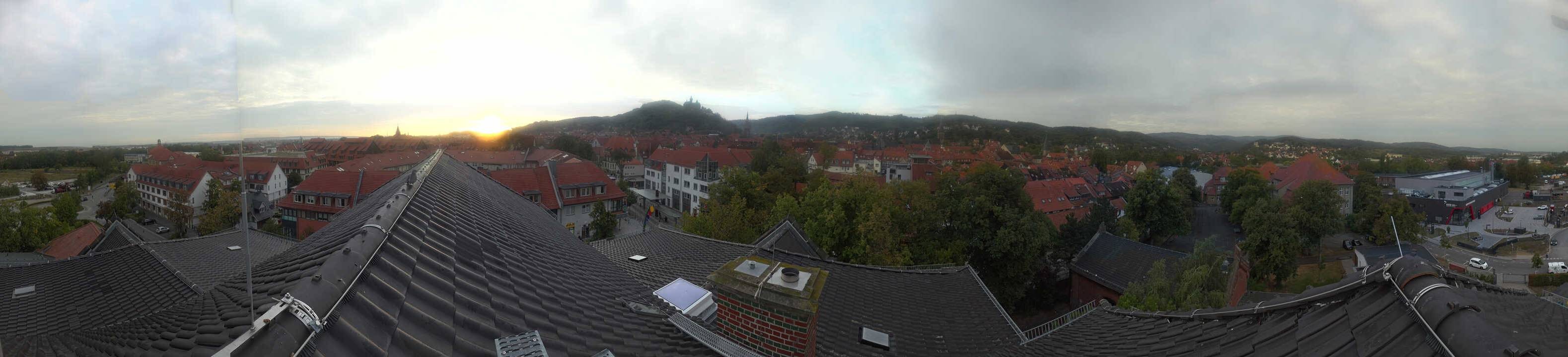 Archiv Foto Webcam Wernigerode - Bick über die Altstadt