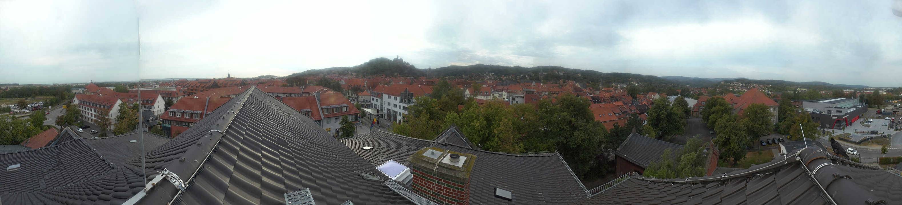 Archiv Foto Webcam Wernigerode - Bick über die Altstadt