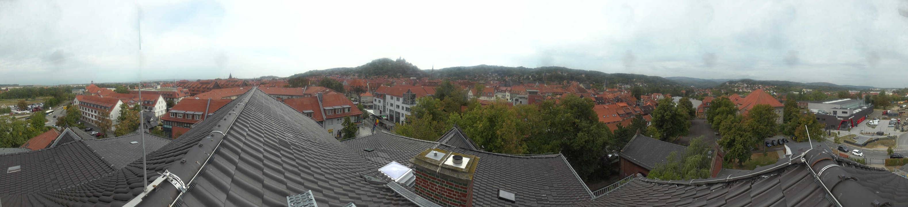 Archiv Foto Webcam Wernigerode - Bick über die Altstadt