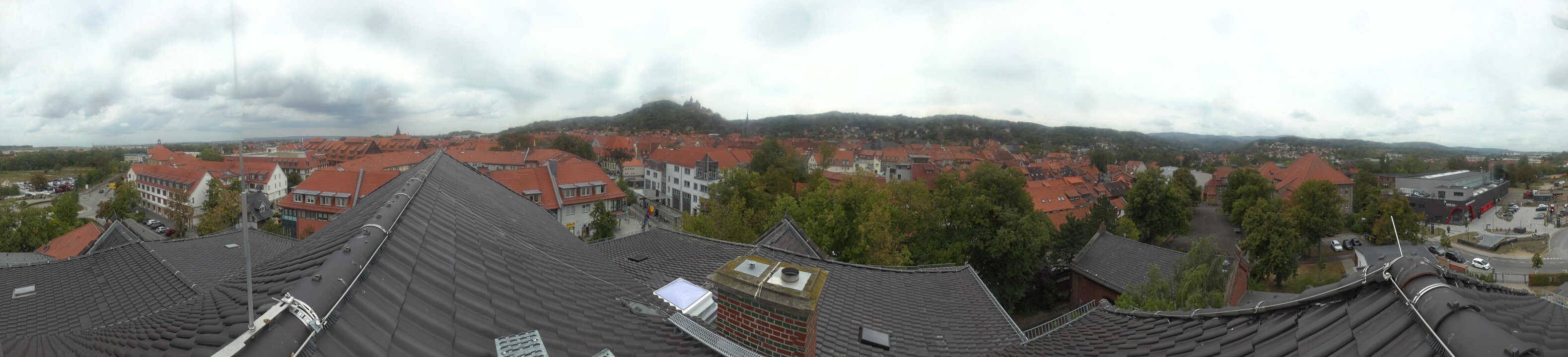 Archiv Foto Webcam Wernigerode - Bick über die Altstadt
