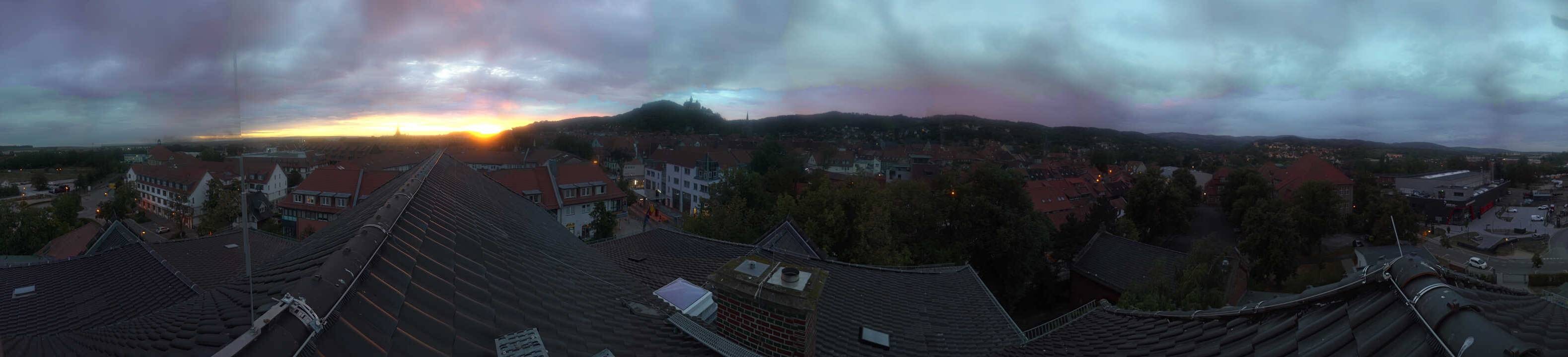 Archiv Foto Webcam Wernigerode - Bick über die Altstadt