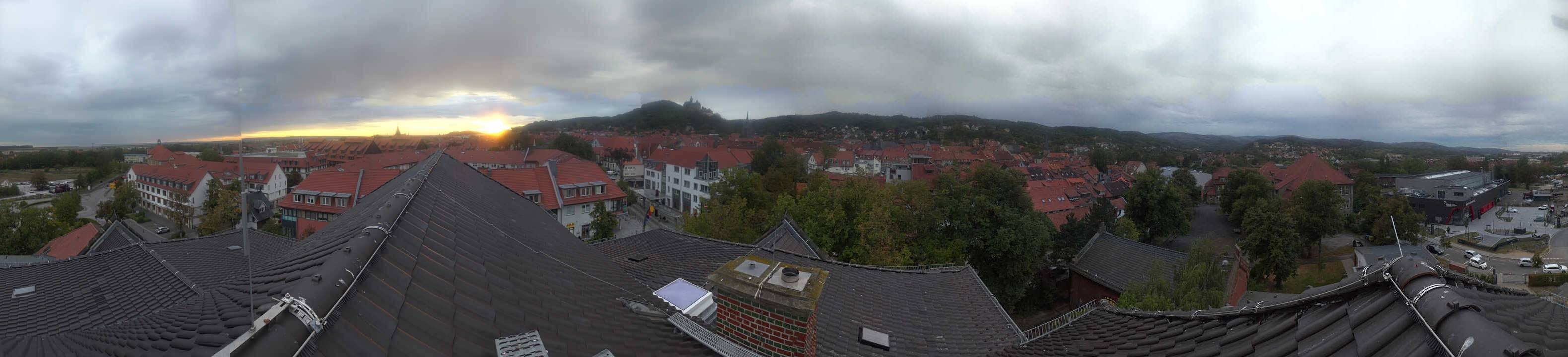 Archiv Foto Webcam Wernigerode - Bick über die Altstadt