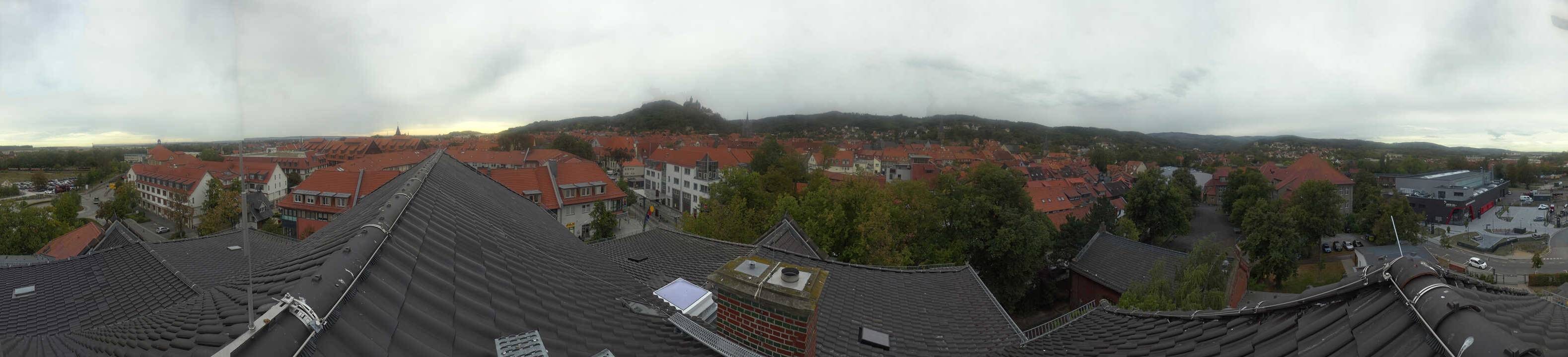 Archiv Foto Webcam Wernigerode - Bick über die Altstadt