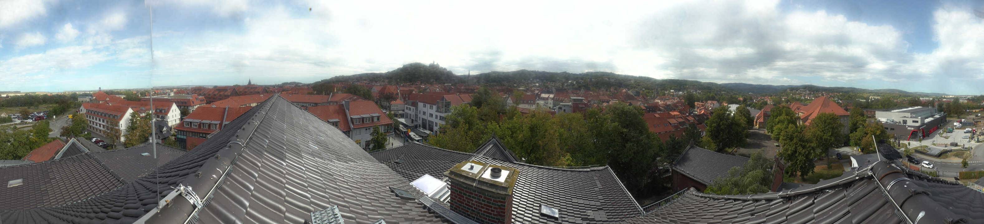 Archiv Foto Webcam Wernigerode - Bick über die Altstadt