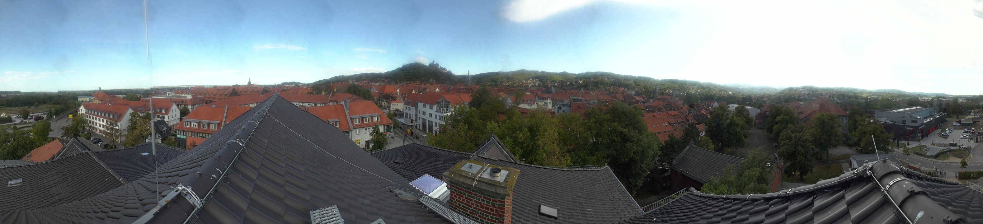 Archiv Foto Webcam Wernigerode - Bick über die Altstadt