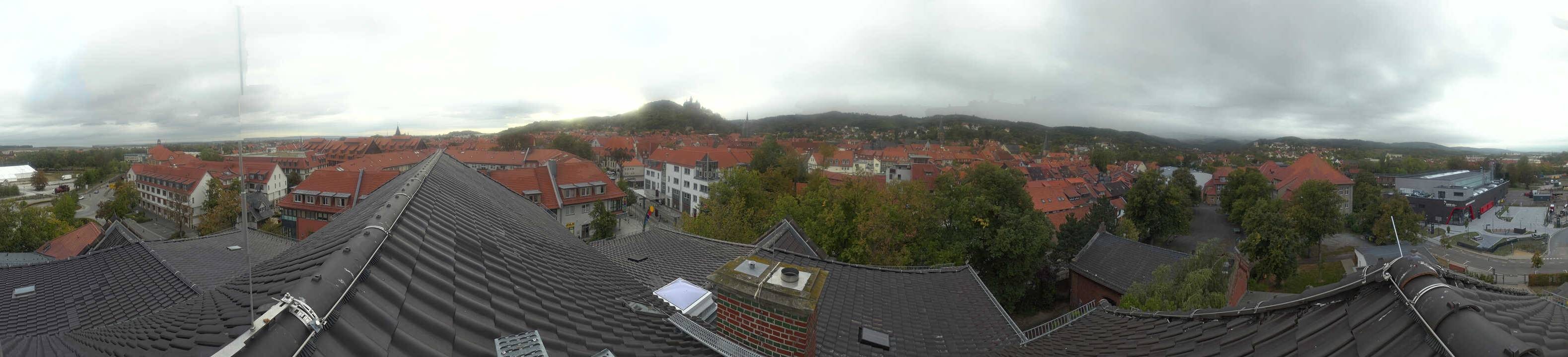 Archiv Foto Webcam Wernigerode - Bick über die Altstadt