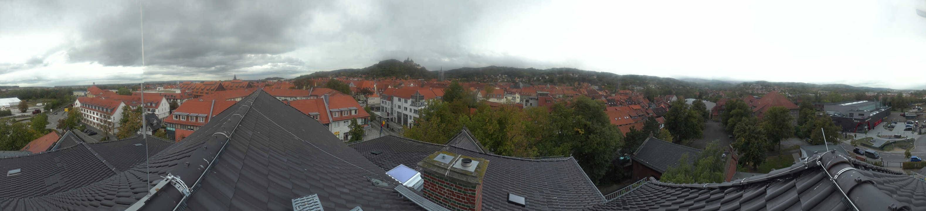Archiv Foto Webcam Wernigerode - Bick über die Altstadt
