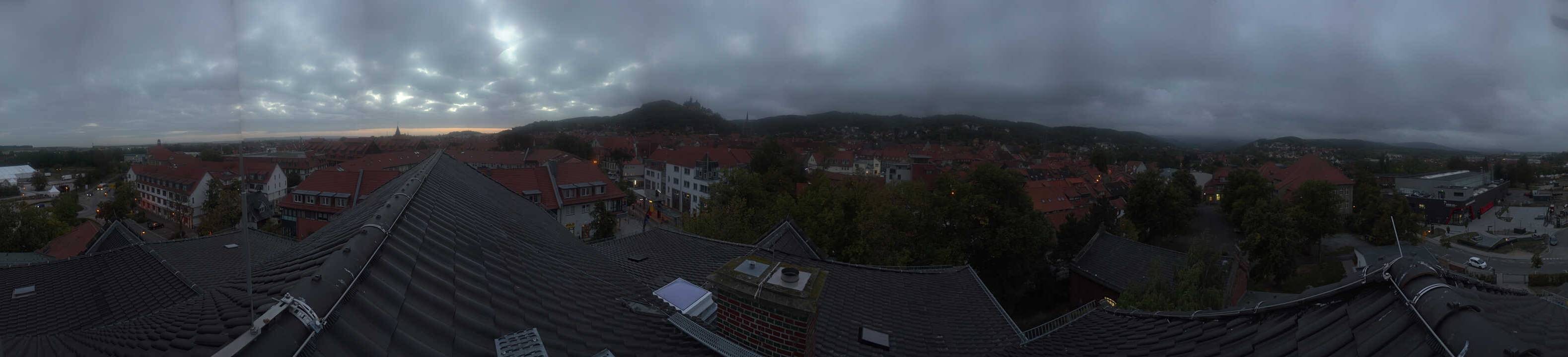 Archiv Foto Webcam Wernigerode - Bick über die Altstadt