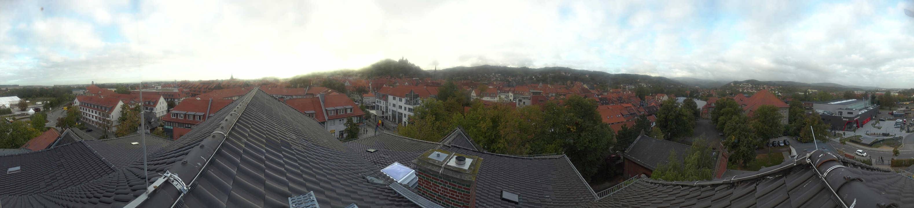 Archiv Foto Webcam Wernigerode - Bick über die Altstadt