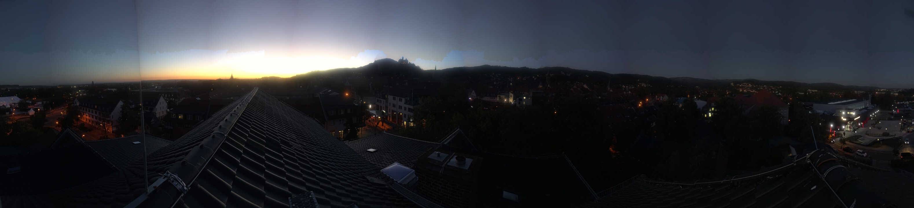 Archiv Foto Webcam Wernigerode - Bick über die Altstadt