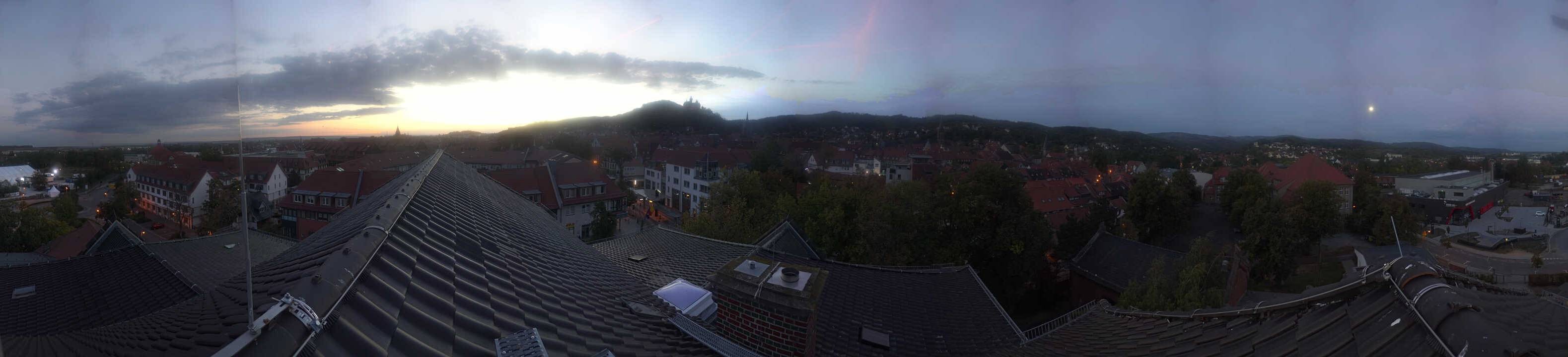 Archiv Foto Webcam Wernigerode - Bick über die Altstadt