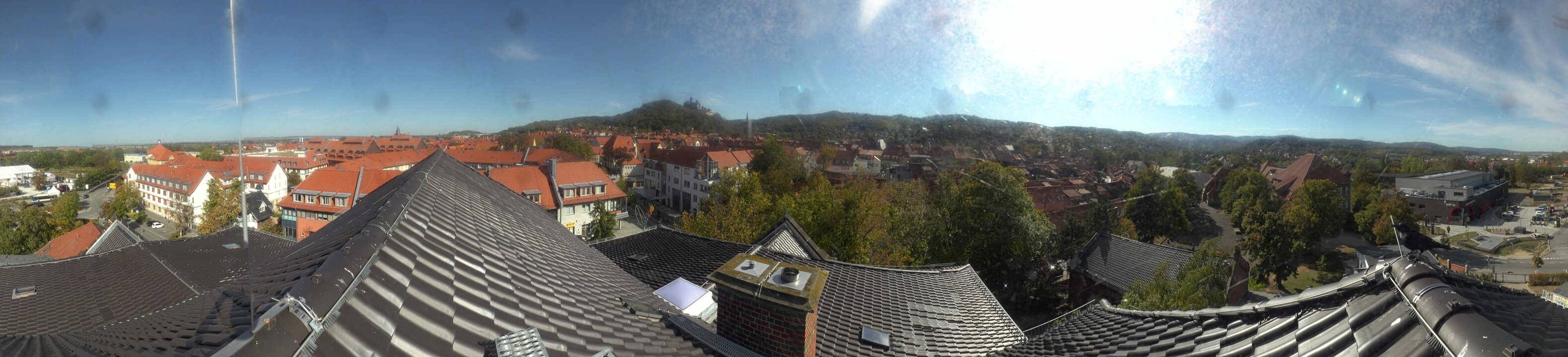 Archiv Foto Webcam Wernigerode - Bick über die Altstadt