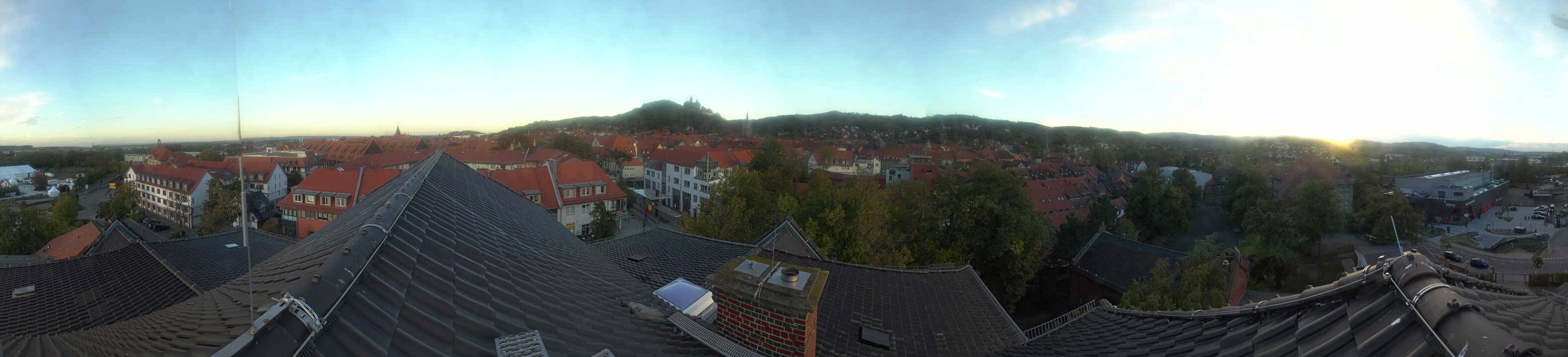 Archiv Foto Webcam Wernigerode - Bick über die Altstadt