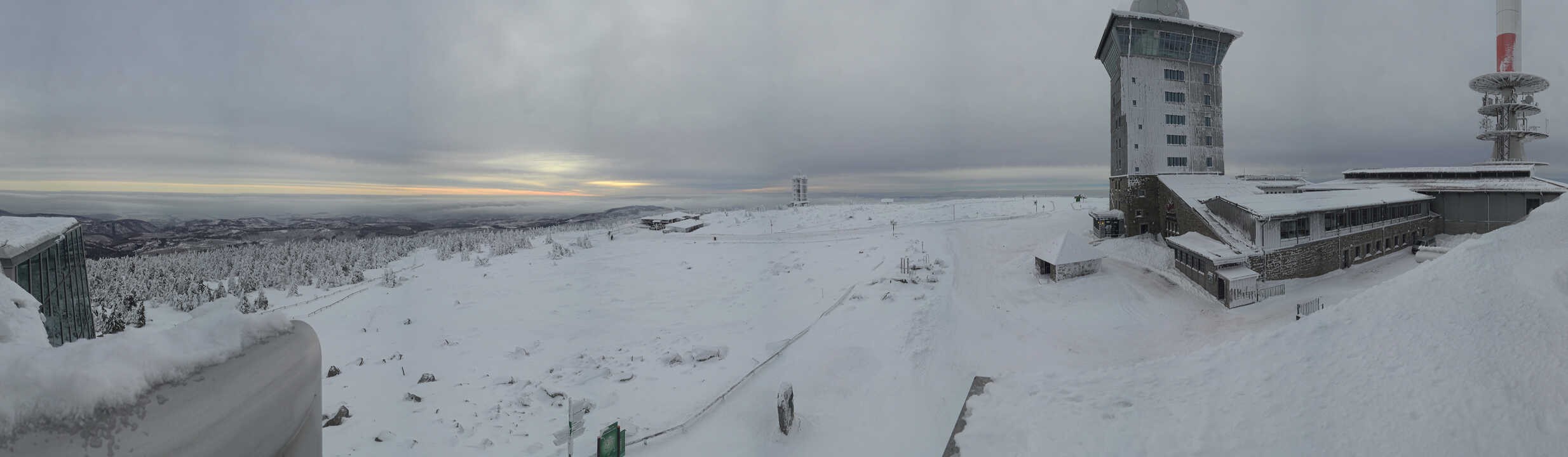 Archiv Foto Webcam Wernigerode - Ausblick vom Brocken