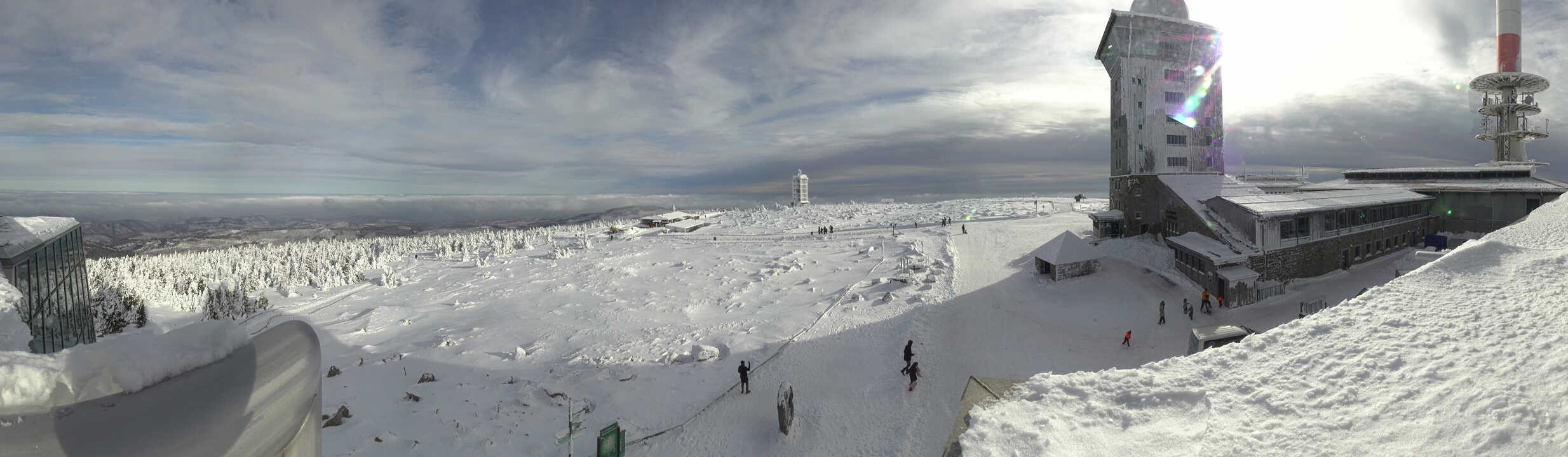 Archiv Foto Webcam Wernigerode - Ausblick vom Brocken