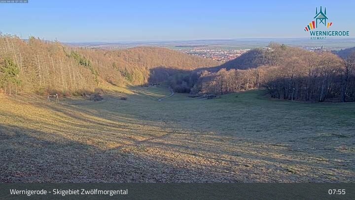 Archived image Webcam Wernigerode - Zwölfmorgental ski resort