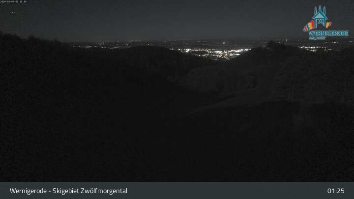 Archived image Webcam Wernigerode - Zwölfmorgental ski resort