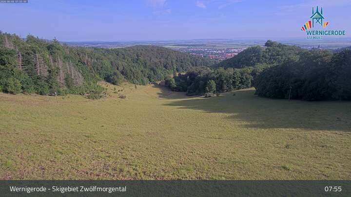 Archived image Webcam Wernigerode - Zwölfmorgental ski resort