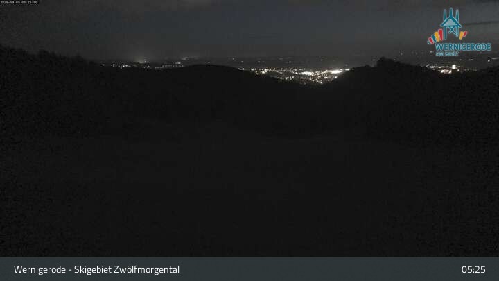 Archived image Webcam Wernigerode - Zwölfmorgental ski resort