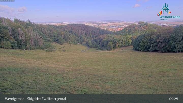 Archived image Webcam Wernigerode - Zwölfmorgental ski resort