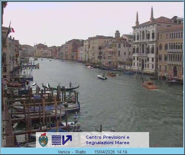 Archived image Webcam Canal Grande in Venice