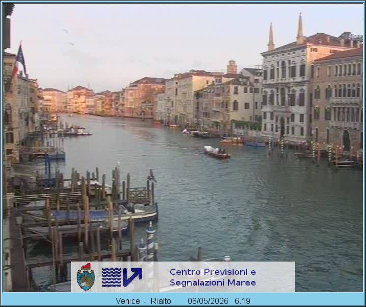 Archived image Webcam Canal Grande in Venice