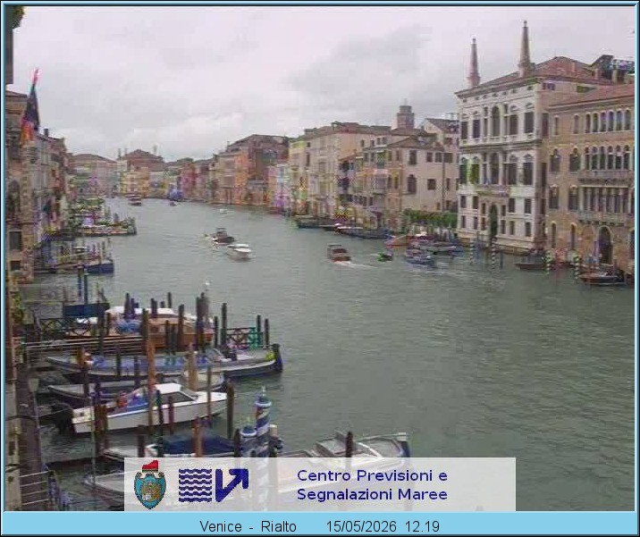 Archived image Webcam Canal Grande in Venice