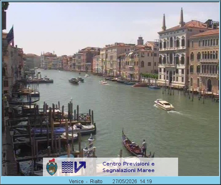 Archived image Webcam Canal Grande in Venice