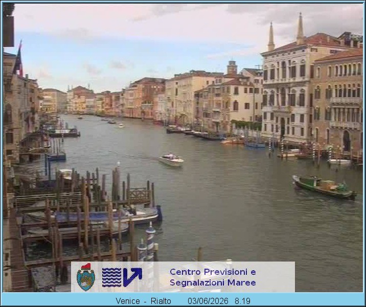 Archived image Webcam Canal Grande in Venice