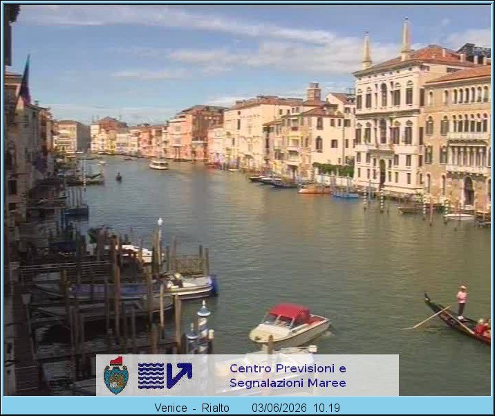 Archived image Webcam Canal Grande in Venice