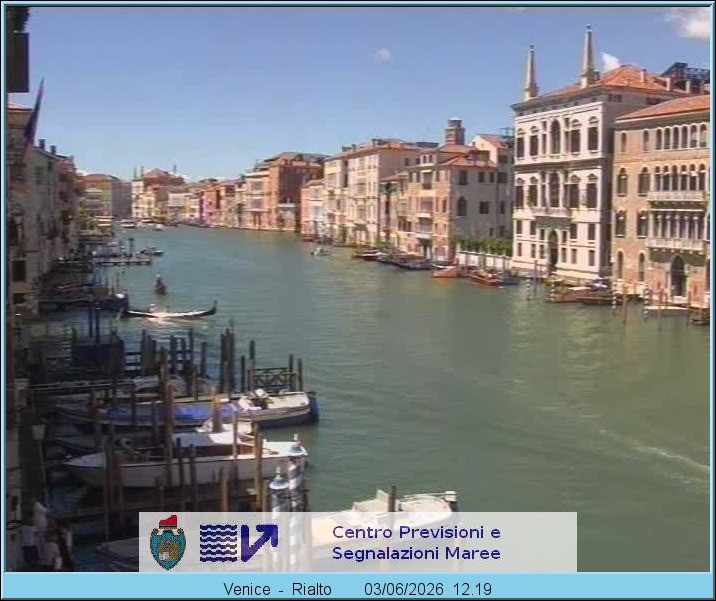 Archived image Webcam Canal Grande in Venice