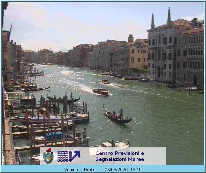 Archived image Webcam Canal Grande in Venice