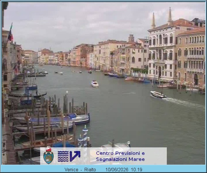 Archived image Webcam Canal Grande in Venice