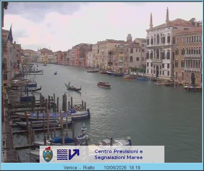 Archived image Webcam Canal Grande in Venice