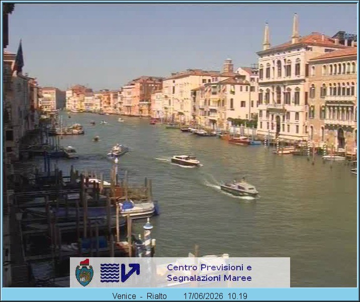 Archived image Webcam Canal Grande in Venice