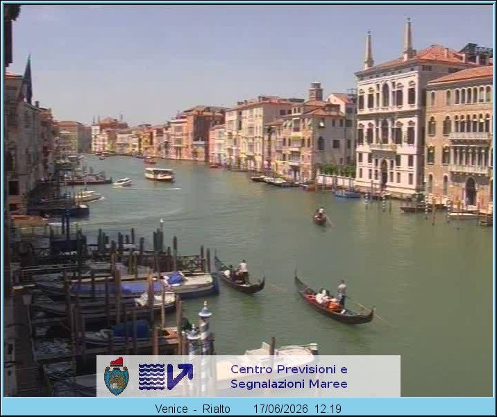Archived image Webcam Canal Grande in Venice