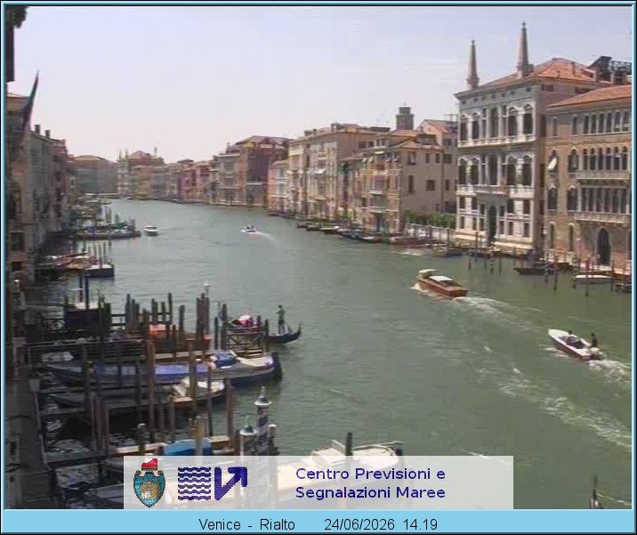 Archived image Webcam Canal Grande in Venice