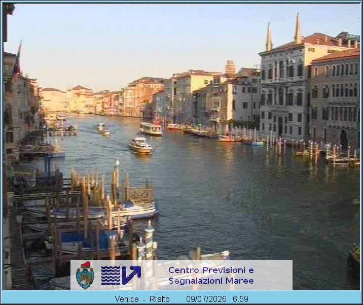 Archiv Foto Webcam Canal Grande Venedig
