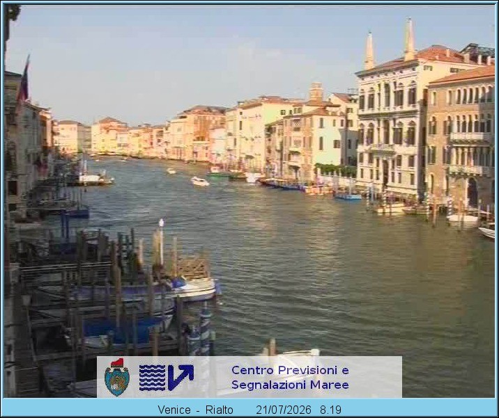 Archiv Foto Webcam Canal Grande Venedig