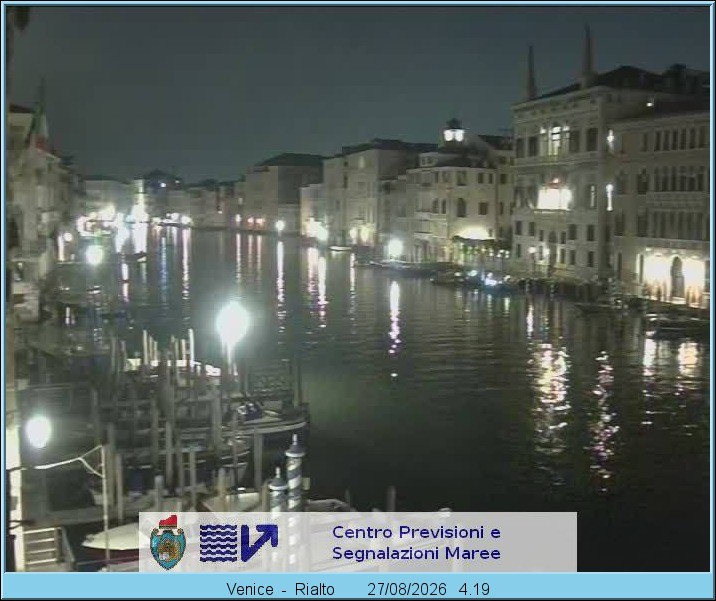 Archived image Webcam Canal Grande in Venice